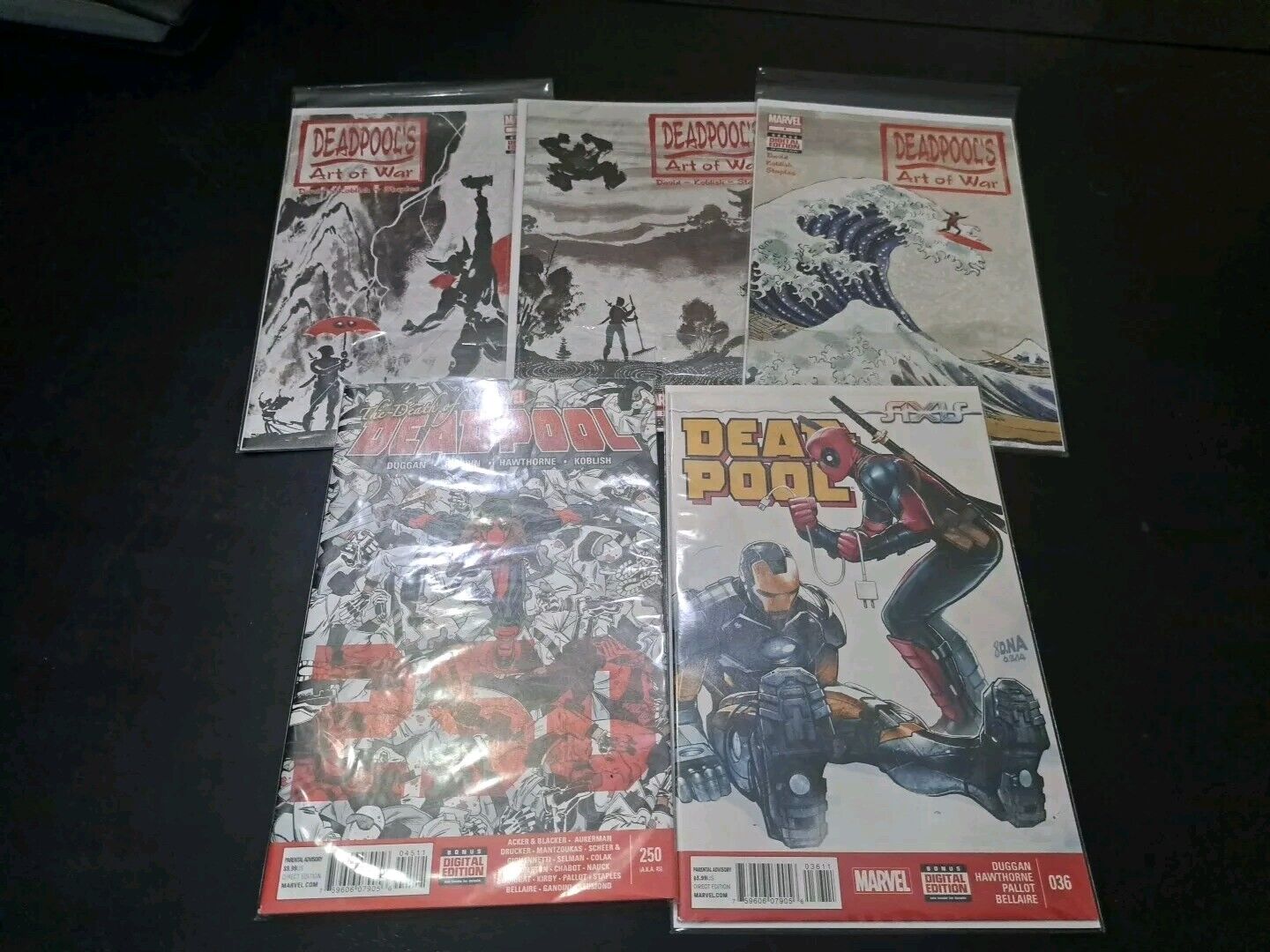 Deadpool's Art of War (2014) #2-4 With Death Of Deadpool 250 And Extra