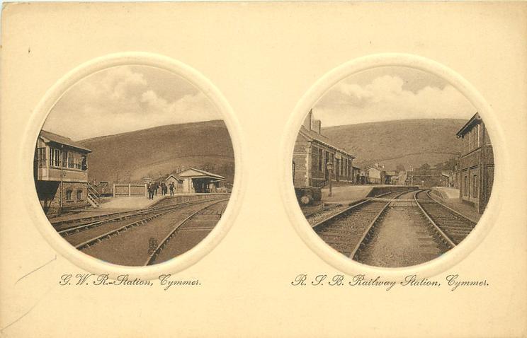 Cymmer Wales 2 Insets OLD PHOTO