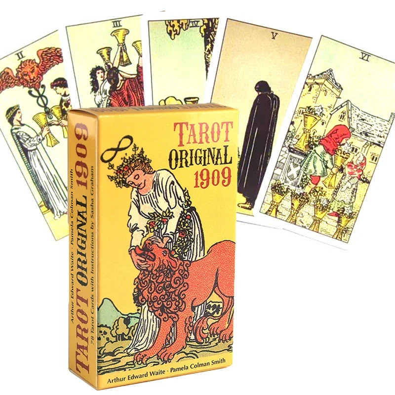 Original 1909 Rider-Waite Tarot Deck 10.5x6cm (4.1x2.4in) Classic Divination Set