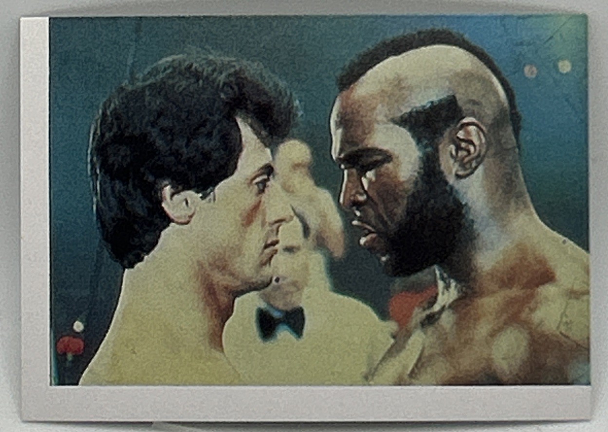 1982 SHOW DE ESTRELLAS CARD ROCKY SYLVESTER STALLONE & CLUBBER LANG MR T ROOKIE 1982 SHOW DE ESTRELLAS CARD ROCKY SYLVESTER STALLONE & CLUBBER LANG MR T ROOKIE