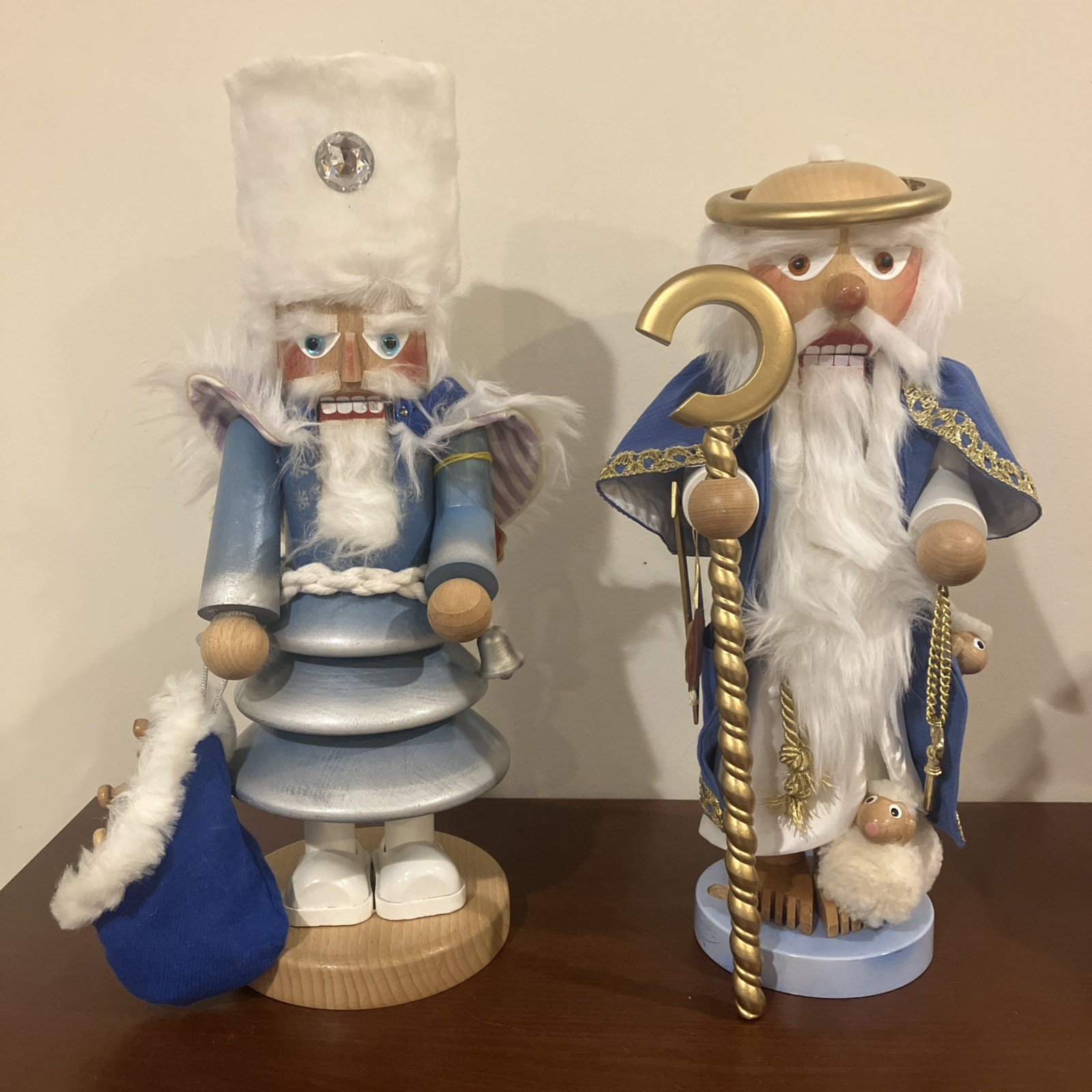 Lot Of 2 Steinbach Nutcrackers St. Peter & Grandfather Frost