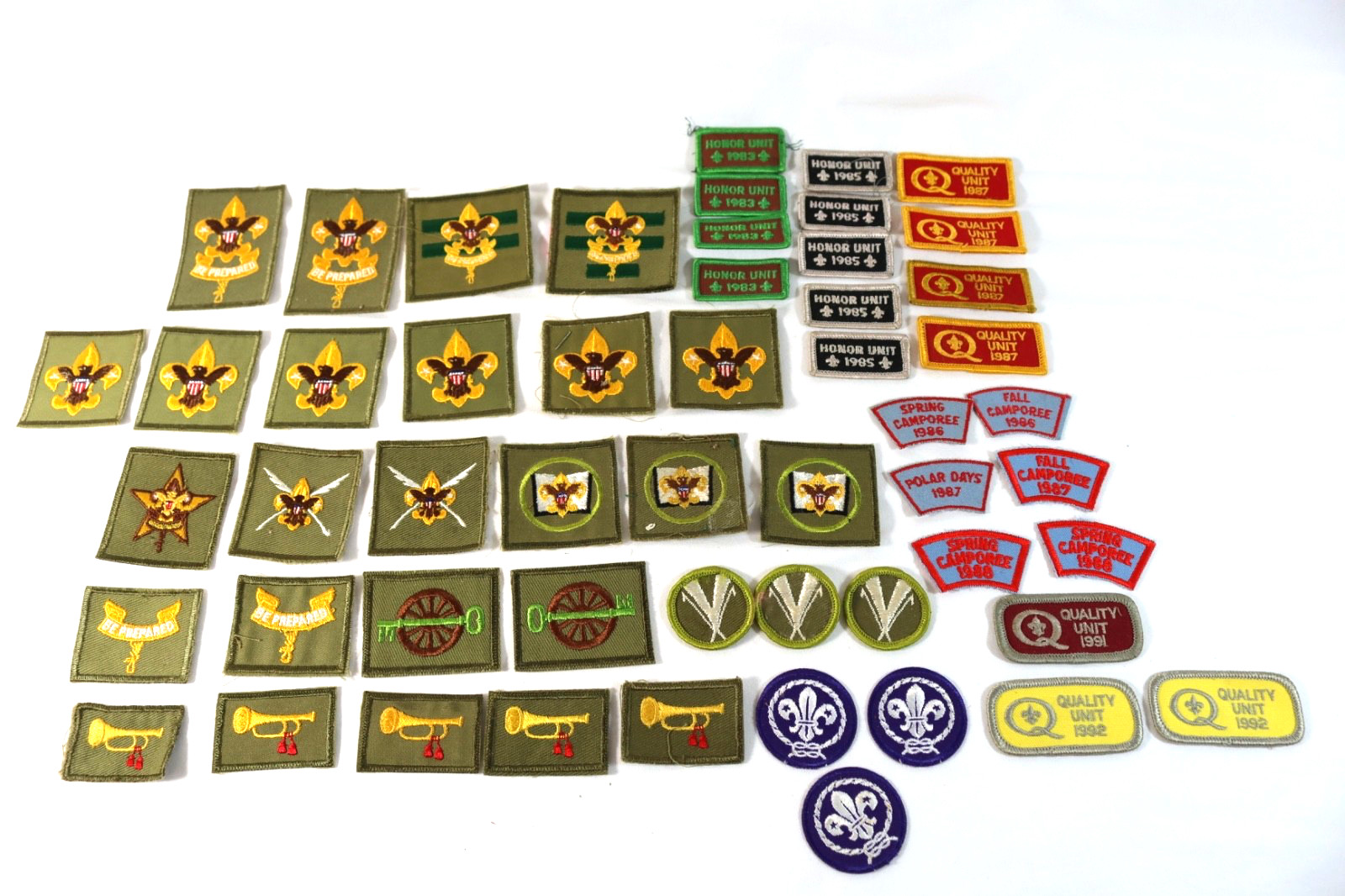 53 Vintage Boy Scout Patches BSA 1960\'s Bugler, Star Rank, 1st Class, Tenderfoot