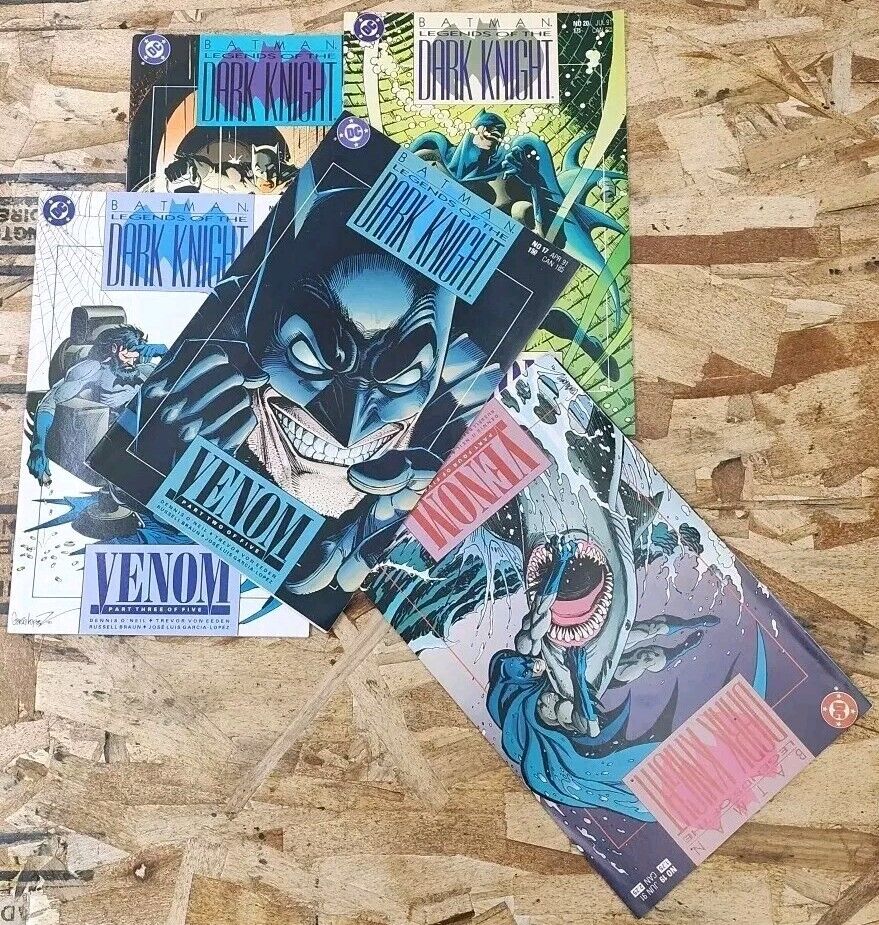 Batman Legends of the Dark Knight #16-20 VENOM Complete 1-5 Set DC full run 1991