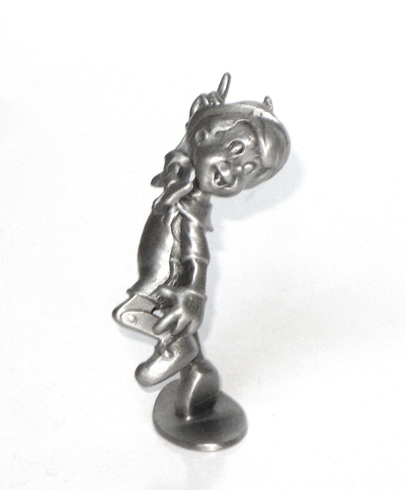 Vintage Disney Pinocchio Figure, Hudson Pewter USA, 2 3/16” H
