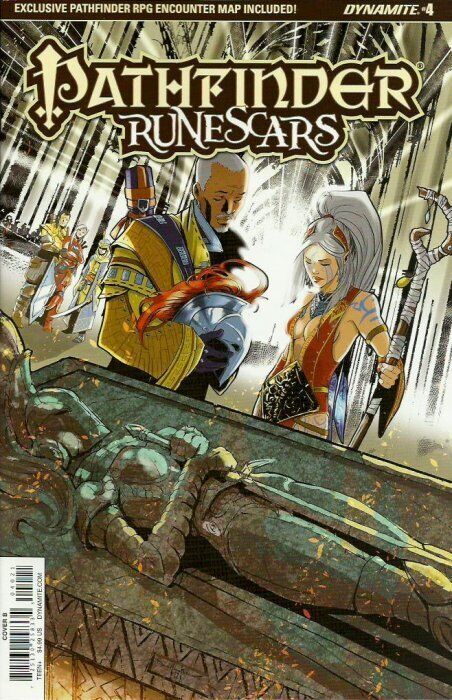 Pathfinder: Runescars #4B VF/NM; Dynamite | with RPG Encounter Map - we combine