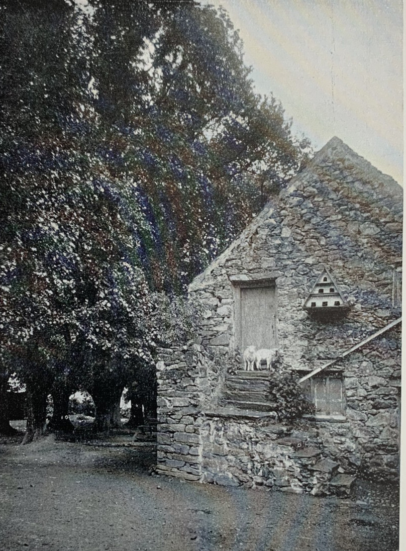 Cymmer Abbey at Dolgellau in Wales - Antique Print 1908