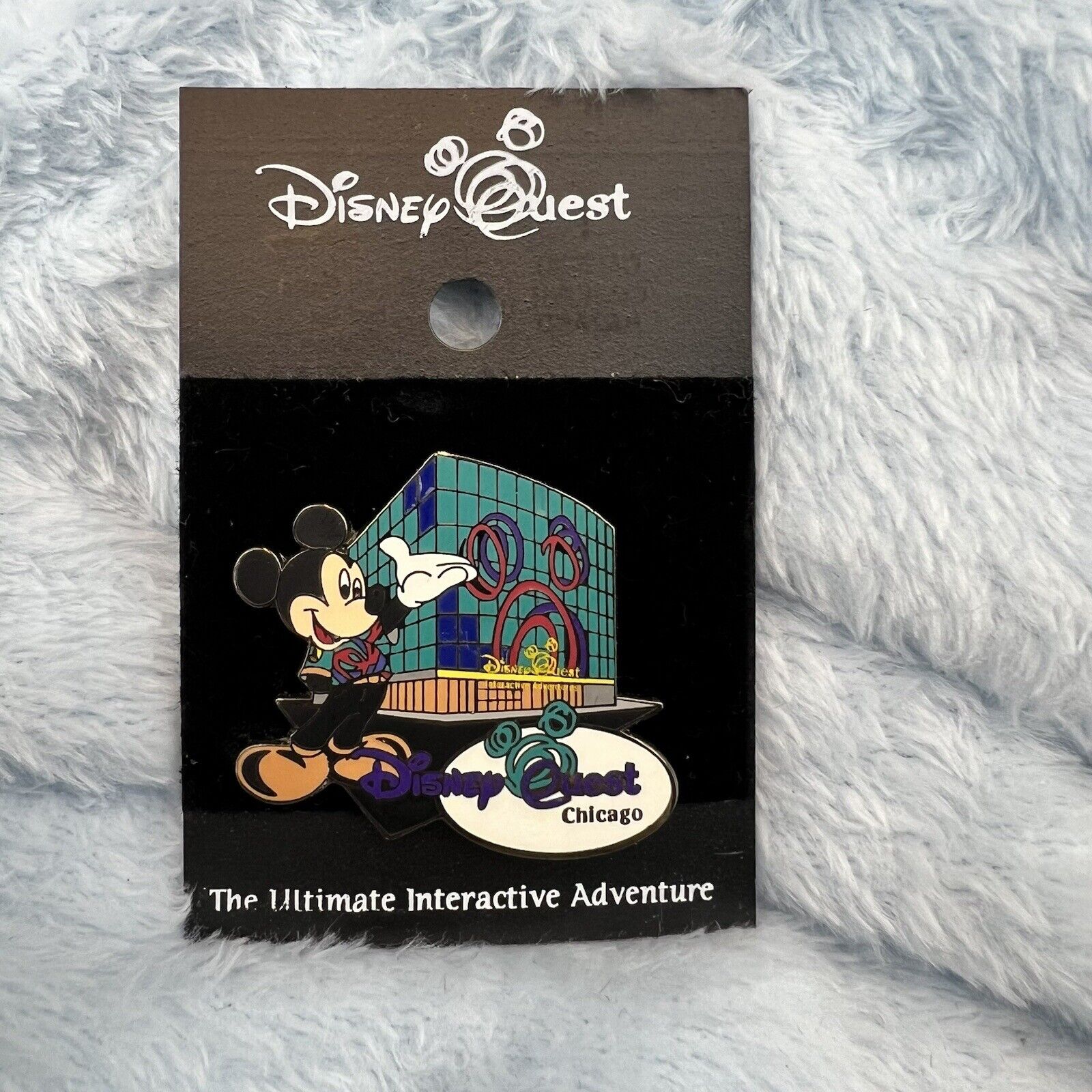 Disney Pin 2001 Disney Quest Building Mickey Mouse Chicago Ultimate Interactive
