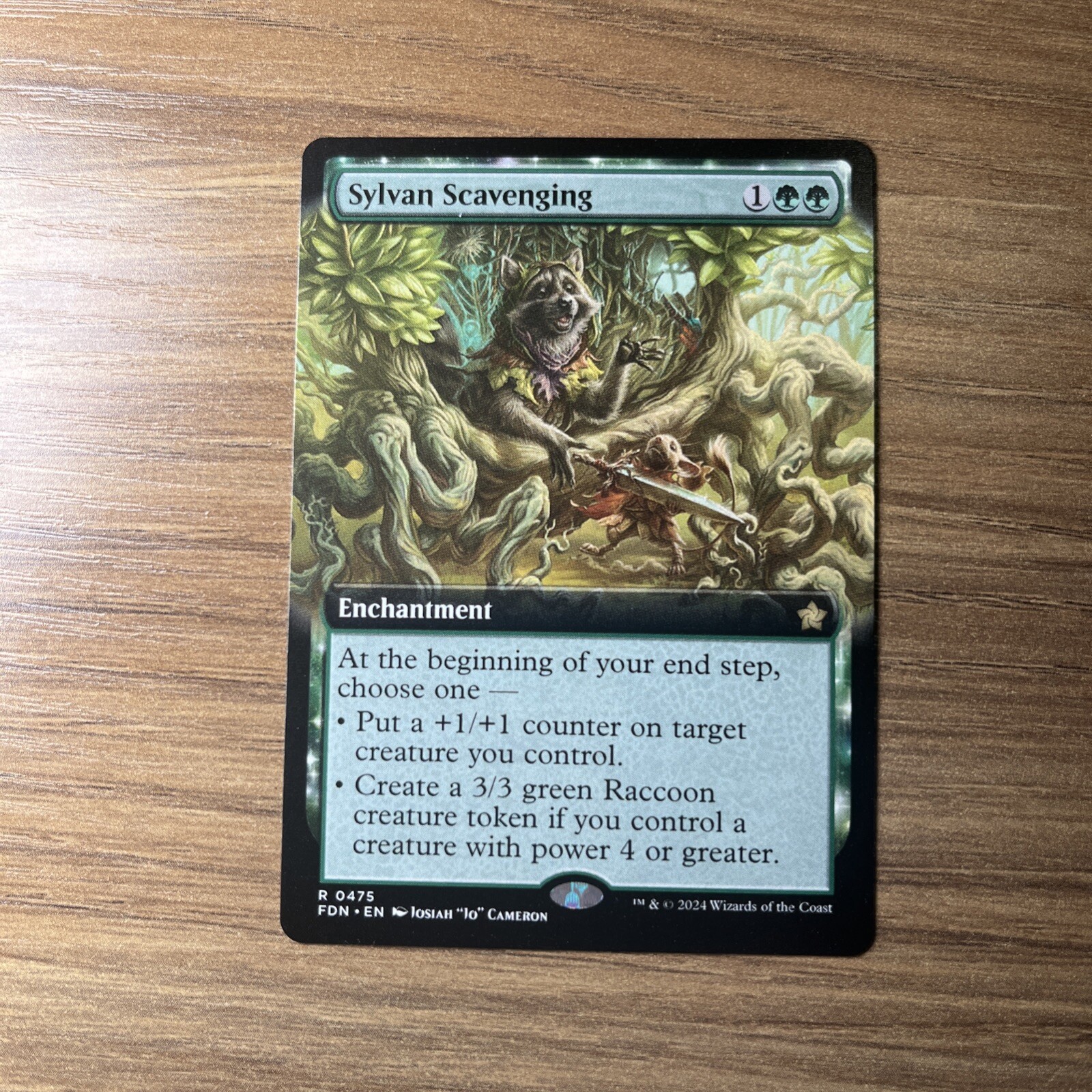 MTG - Sylvan Scavenging (Extended Art) - Foundations - Near Mint MTG - Sylvan Scavenging (Extended Art) - Foundations - Near Mint
