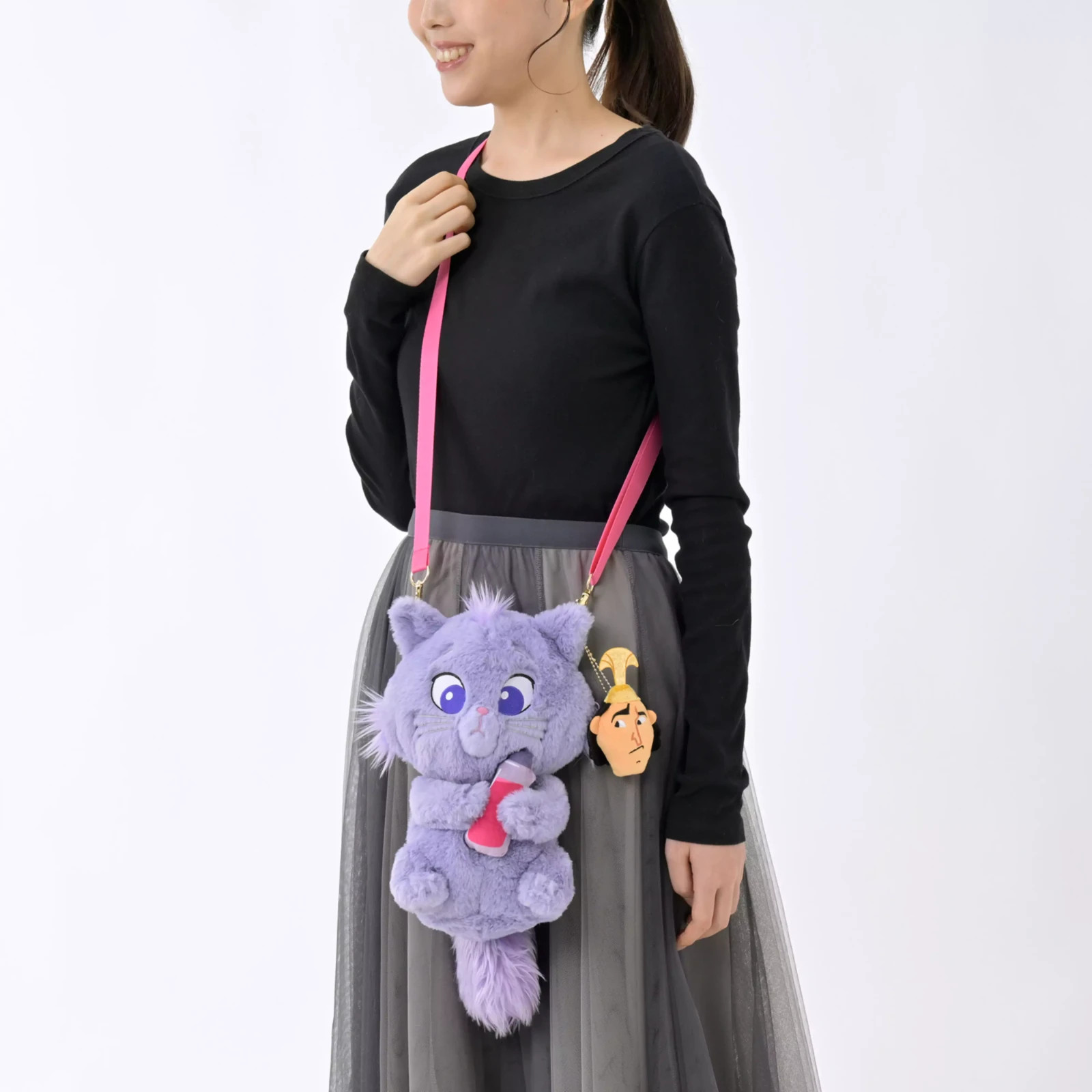 Japan Disney Store Yzma Kitty Kronk Crossbody Bag The Emperor's New Groove Japan Disney Store Yzma Kitty Kronk Crossbody Bag The Emperor's New Groove