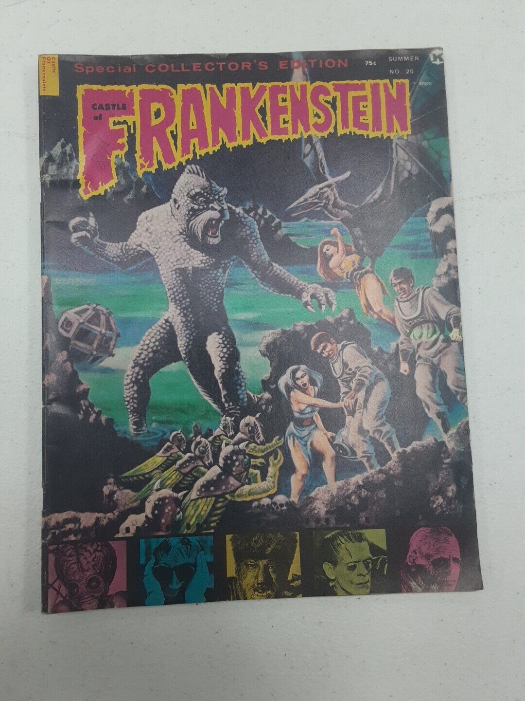 Castle Of Frankenstein #20 (1973) Ray Harryhausen HORROR MAGAZINE Collectors Ed