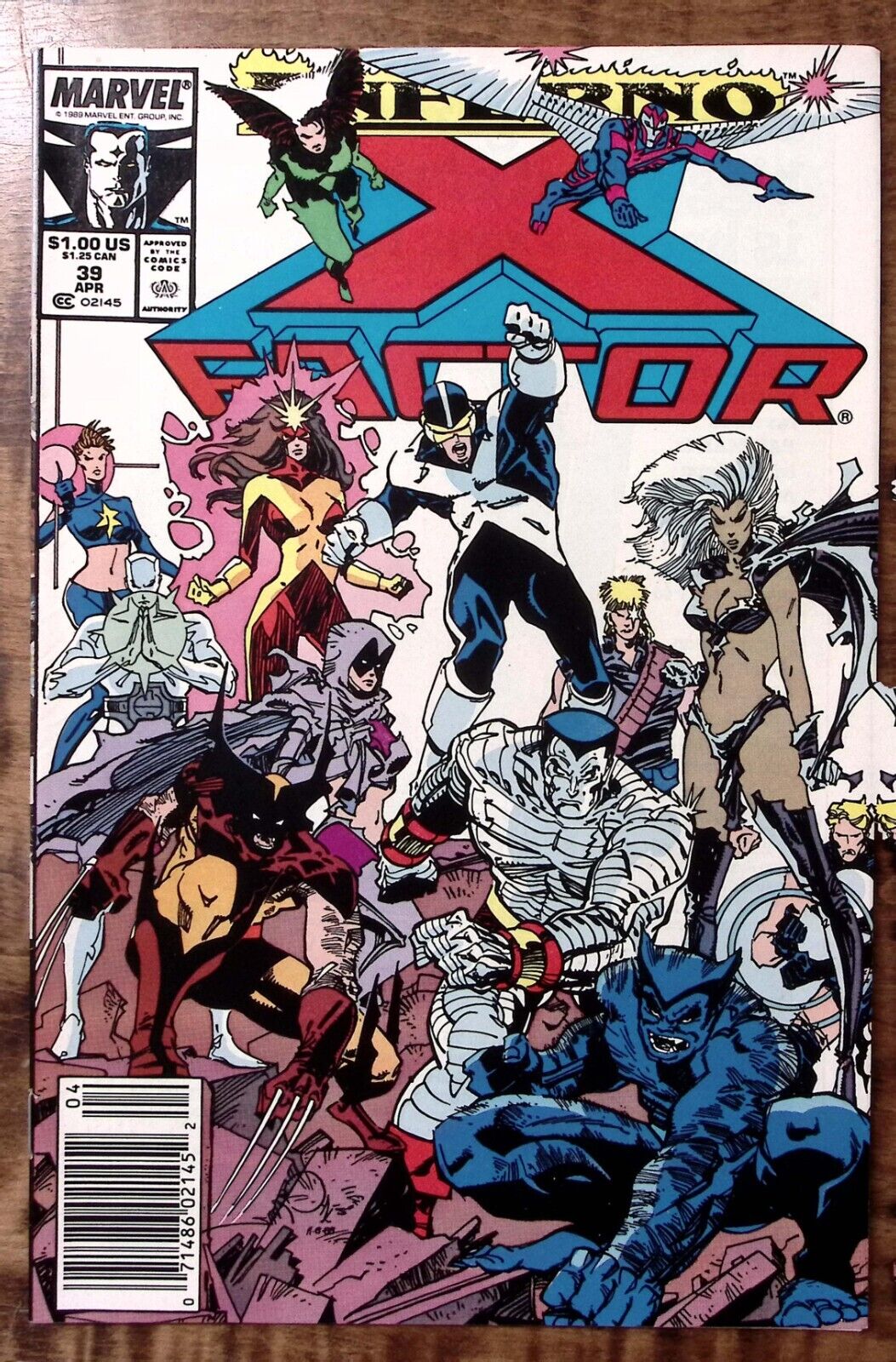1989 X-FACTOR #39 APR INFERNO ASHES TO ASHES MARVEL COMICS  Z4414