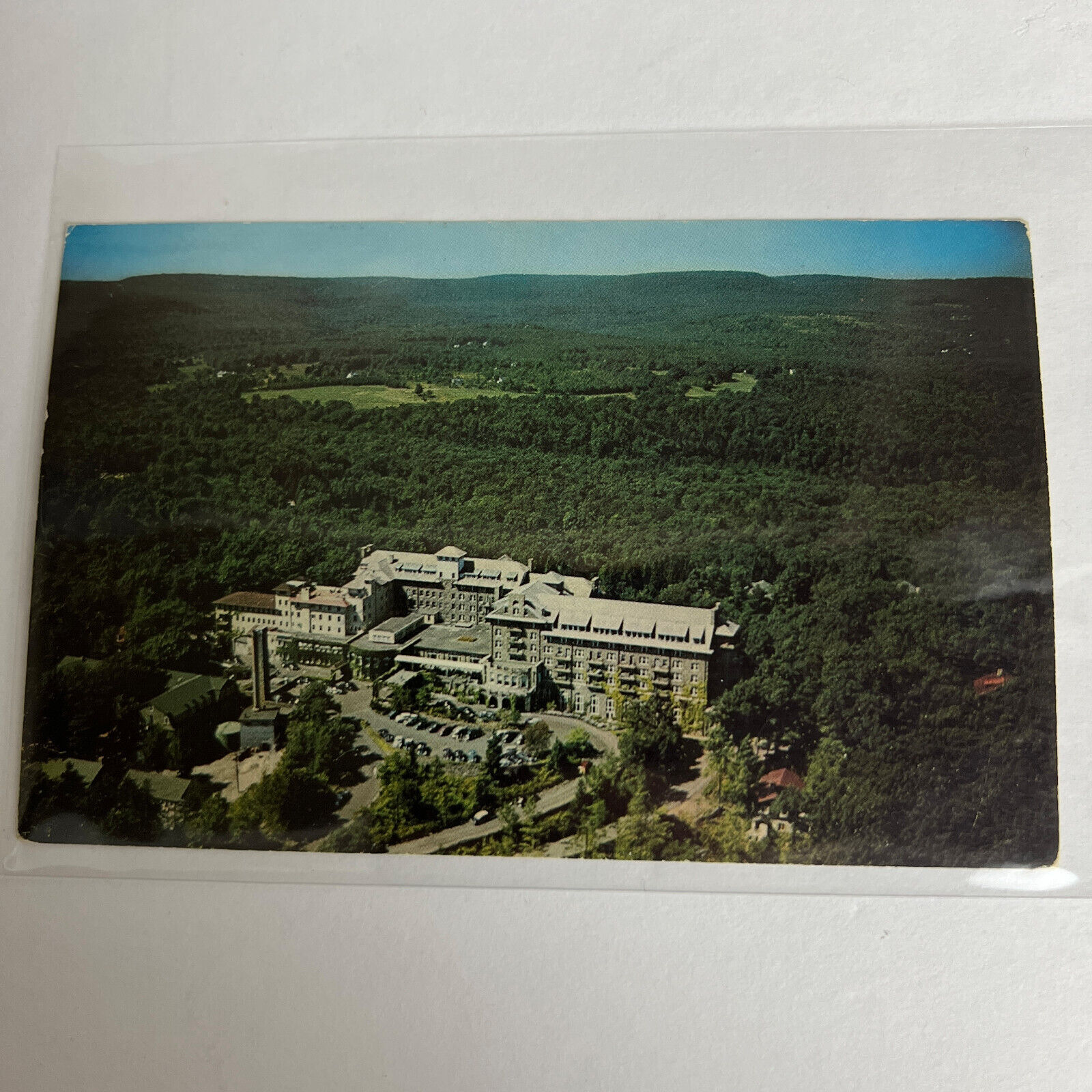 The Inn Buck Hill Falls Pennsylvania Hotel Forest Trees Postcard