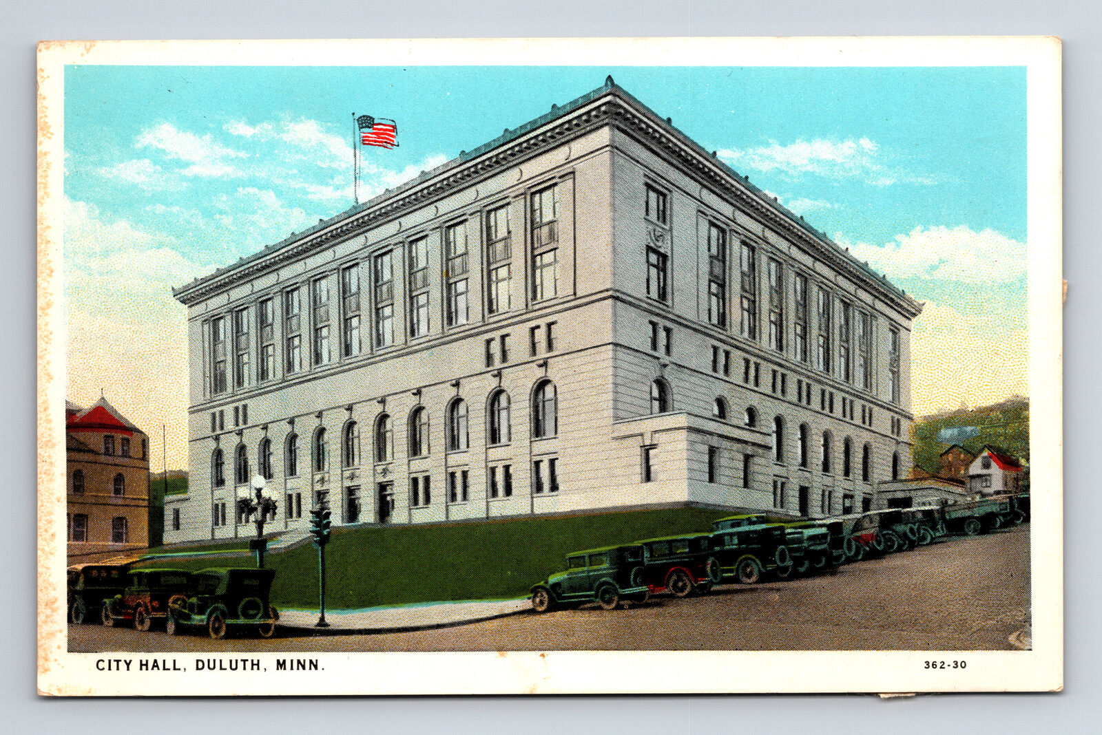 City Hall Building Old Card Duluth Minnesota MN Postcard