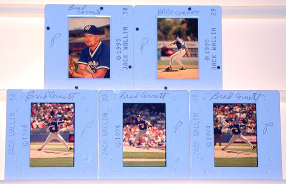 1994-95 MLB Toronto Blue Jays Brad Cornett 5 Photo Slide Negatives by J.Wallin