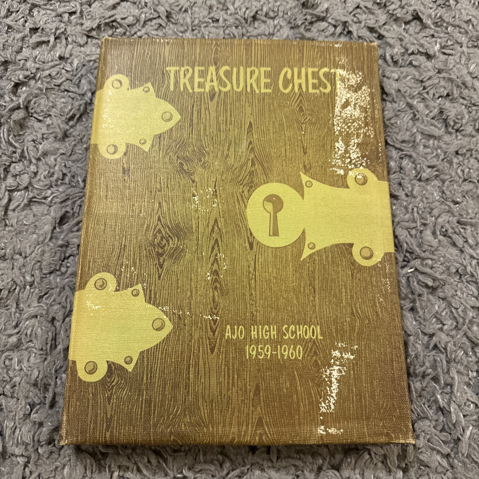 Vintage 1959-1960 Ajo High School Yearbook Treasure Chest Arizona Photos