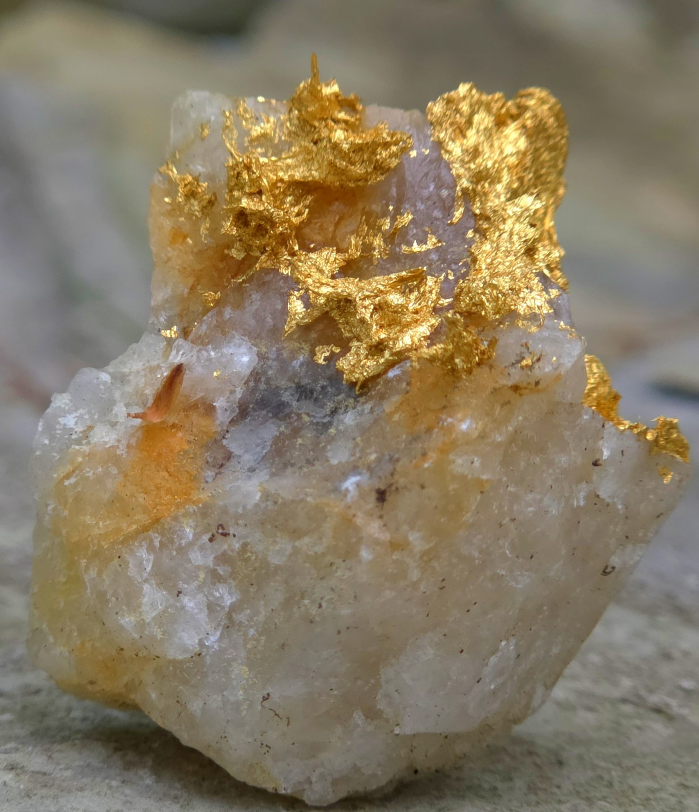 Crystalline Gold Specimen 29.68g Soft Gold Tellurides☆STUNNING☆NO TARIFFS☆