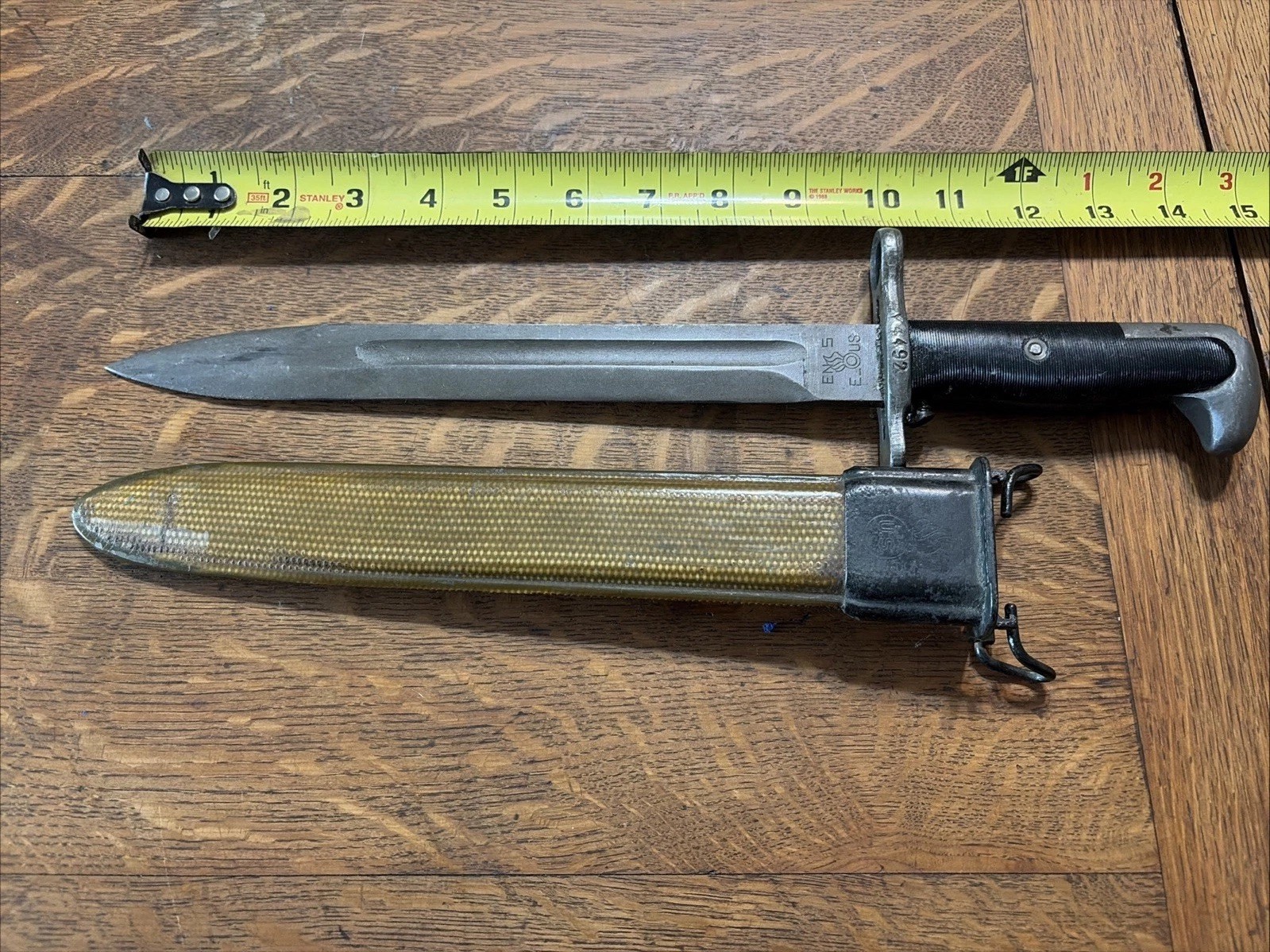 Post War M1 Grand Bayonet With Scabbard. German Made