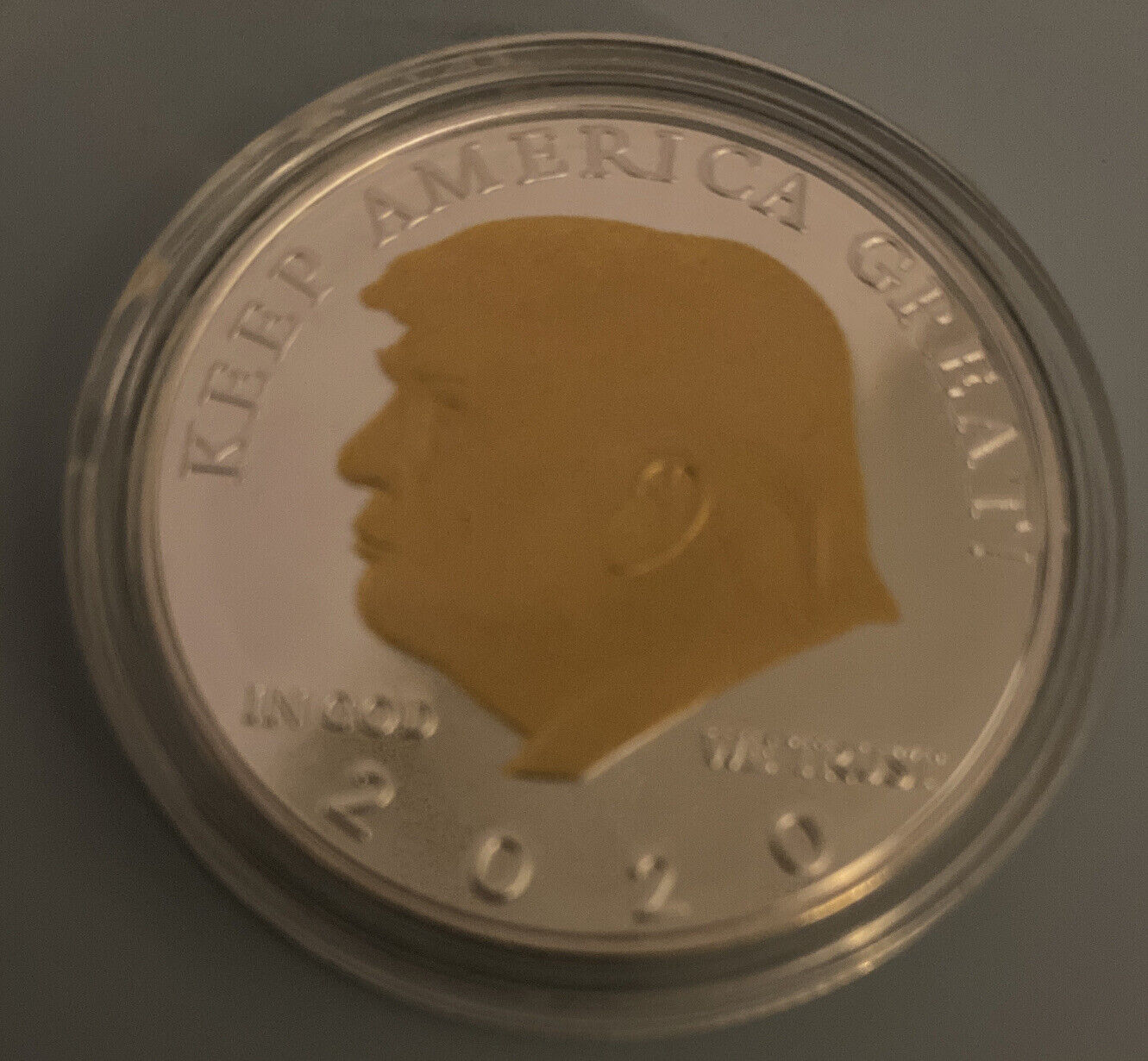 2020 Coin Donald Trump US  Challenge Presidental Seal Keep America Great EAGLE
