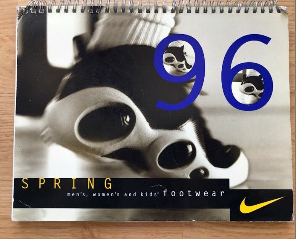 Vintage Spring 1996 Nike Catalog Footwear Shoe Dealer Catalog Book Air Jordan