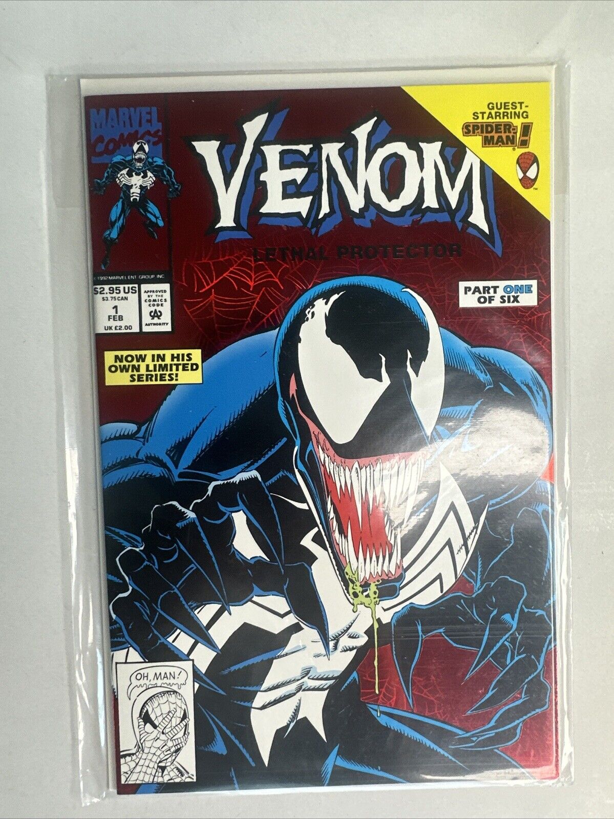 Venom: Lethal Protector #1 (Marvel Comics May 1993) - Very Good Condition