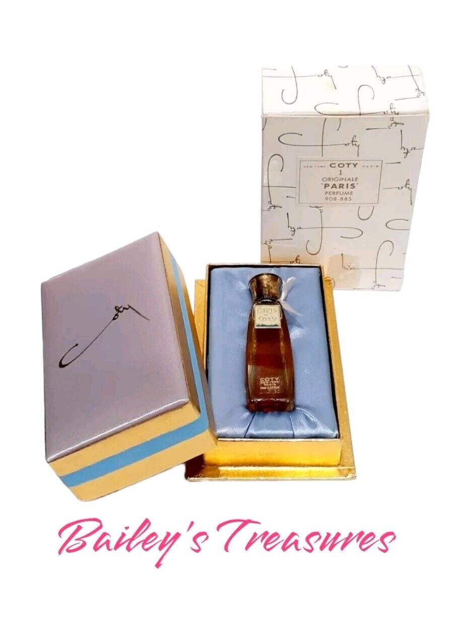 Vintage Paris de Coty  0.25 oz Perfume Splash -- Rare SEE DESCRIPTION 