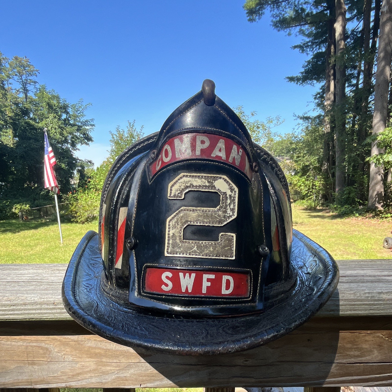 Cairns & Brother Inc Vintage Firefighter Metal Helmet Clifton, New Jersey