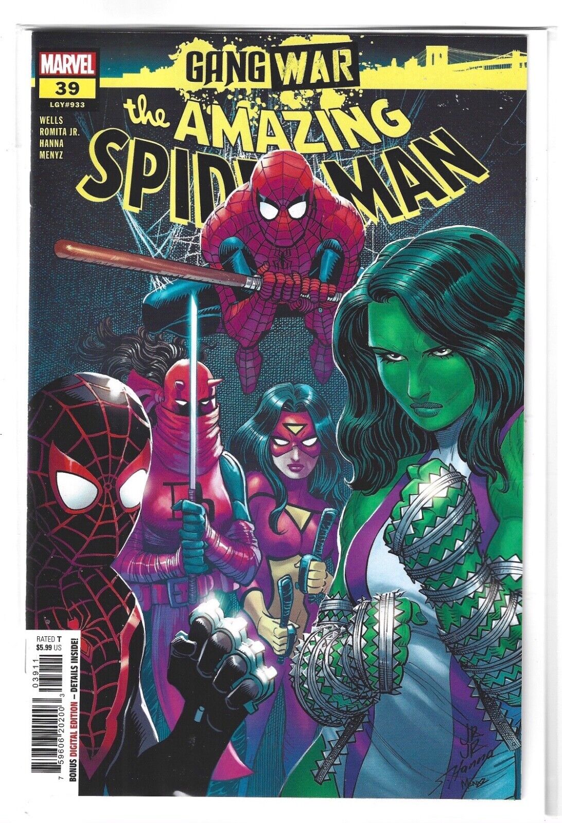 Amazing Spider-Man #39 (2023)  GANG WAR KICKS OFF HERE  COVER CHOICE  MARVEL NM