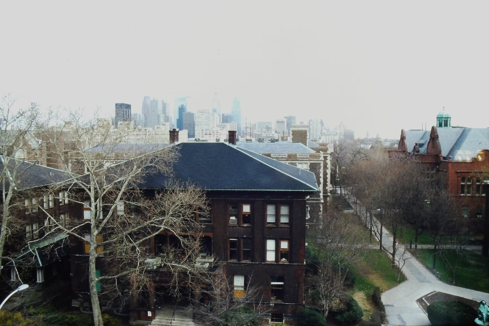 c1970's 35mm Slide, University of Pennsylvania Campus Philadelphia American City