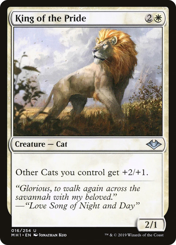 King of the Pride [Modern Horizons] Magic MTG