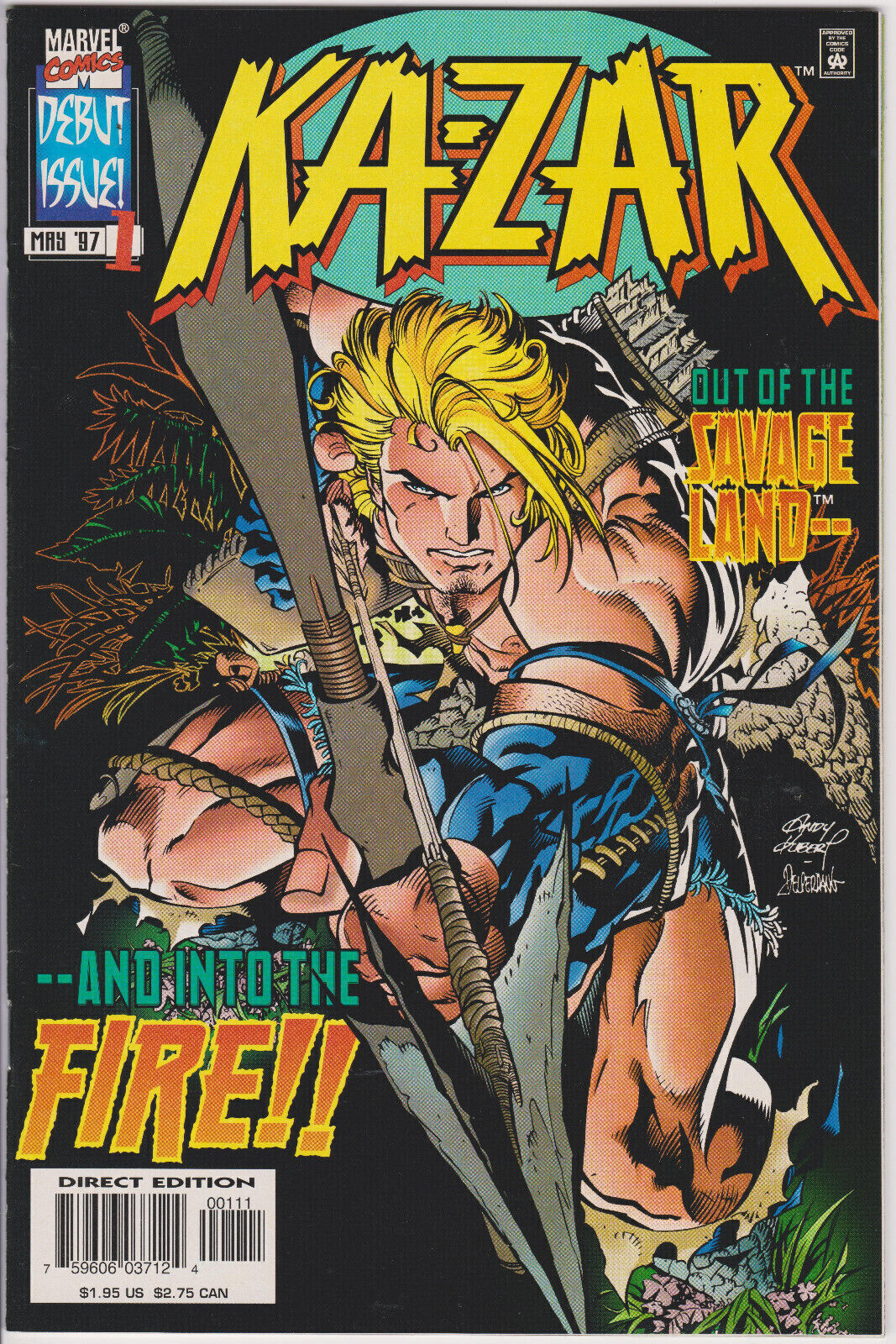 Ka-Zar #1, Vol. 3 (1997-1998) Marvel Comics, High Grade