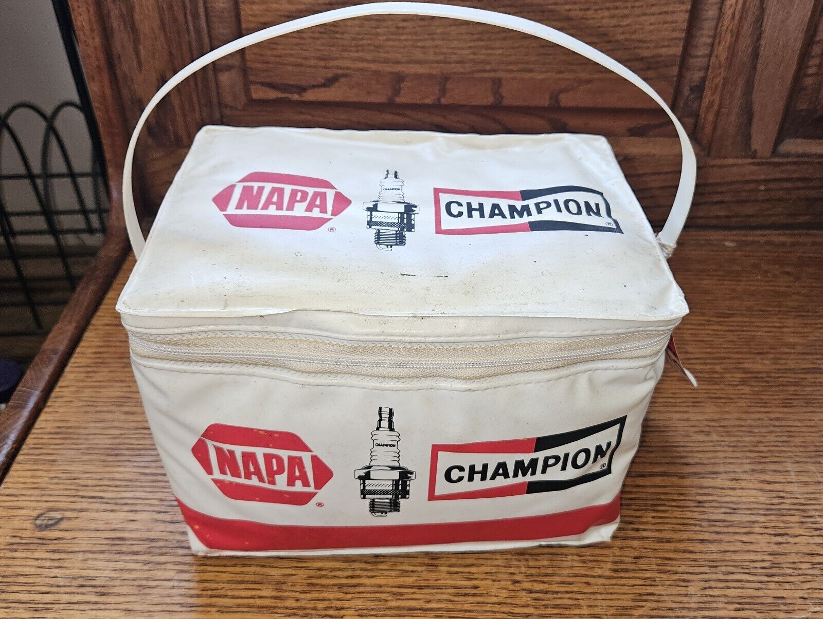 Vintage 80s Champion Napa Lunch Box Cooler Petroliana