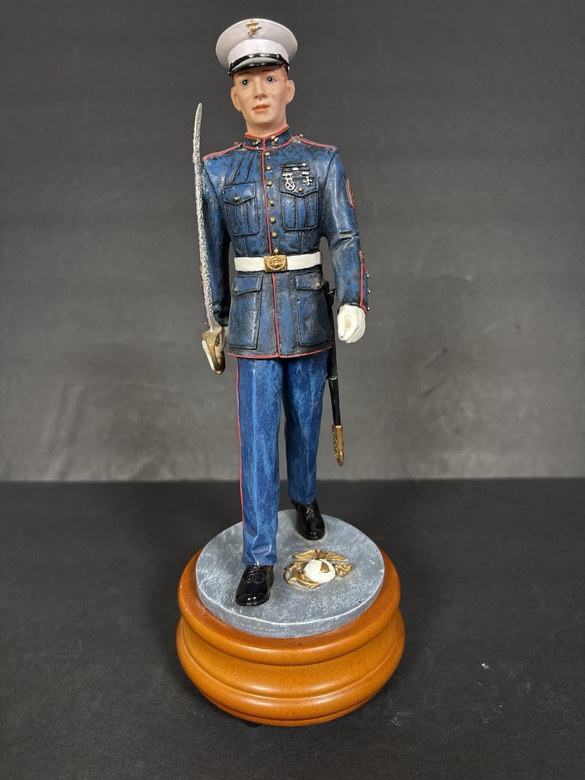 1999 Vanmark American Heroes The Few US Marine Music Box Marines Hymn