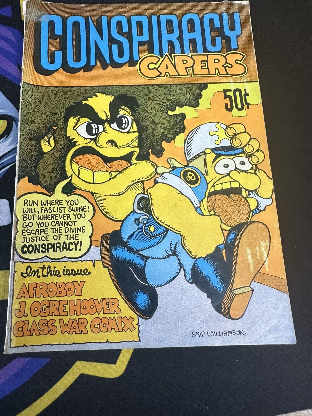 Conspiracy Capers #1 Underground Comix 1969 Chicago Seven Abbie Hoffman 