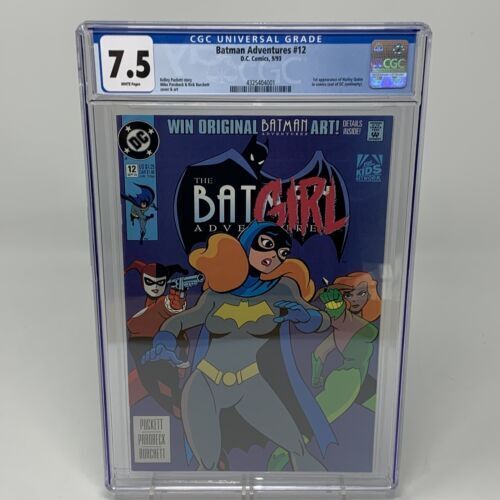 Batman Adventures #12 1993 CGC 7.5 White Pages 1st Appearance Of Harley Quinn