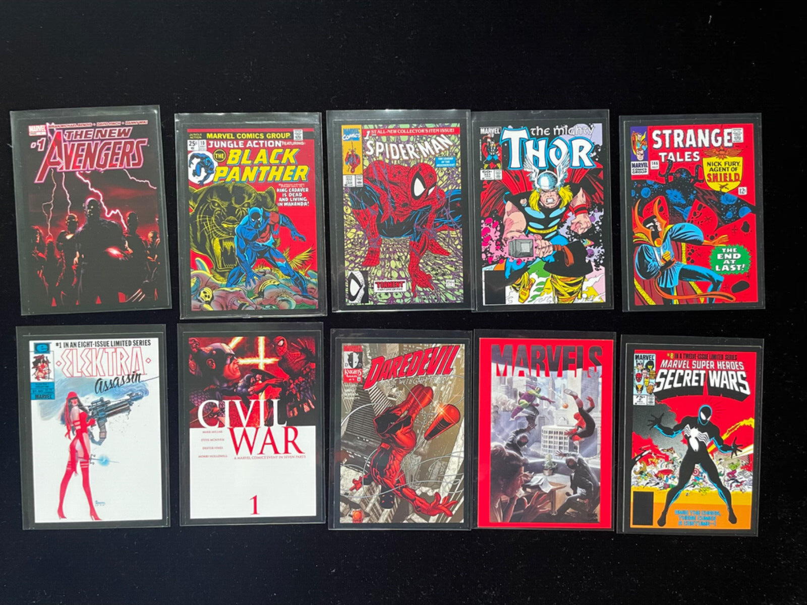 2018 Panini Marvel Super Heroes  Cover Lot (10)