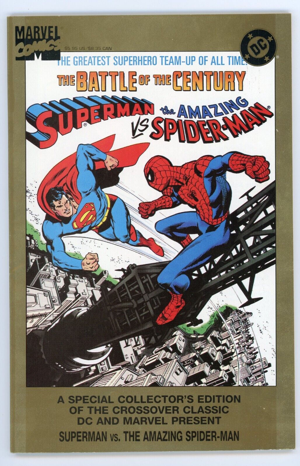 Superman vs Amazing Spider-Man 2nd Printing Marvel DC Comics
