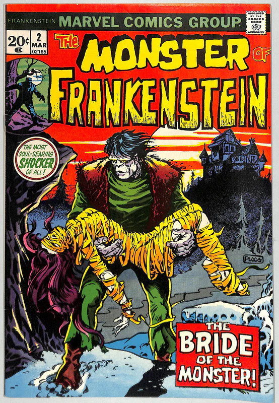 Monster of Frankenstein #2 1973 Marvel Bronze Age 1st Bride Mike Ploog VF 8.0