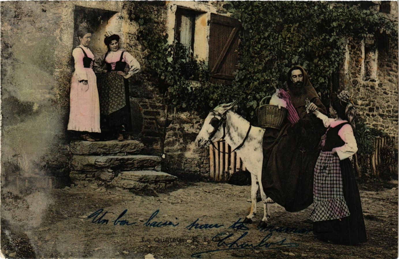Old postcard Le Queteur FRANCE FOLKLORE (789509) Old postcard Le Queteur FRANCE FOLKLORE (789509)