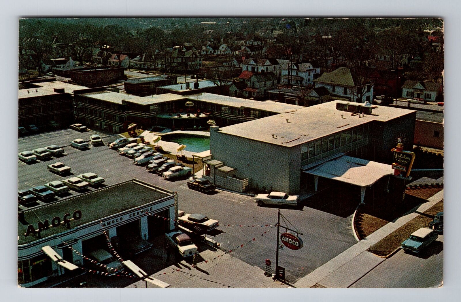 Durham NC-North Carolina, Holiday Inn, Advertisement, Vintage Souvenir Postcard