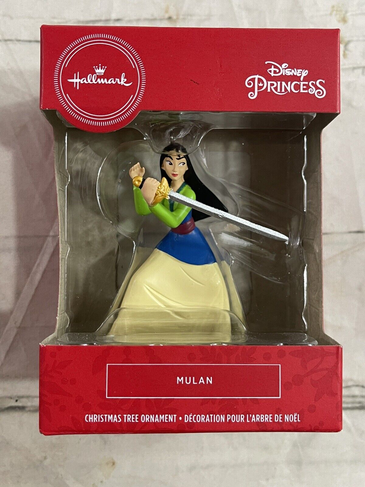 Disney Princess MULAN Red Box 2020 Hallmark Ornament NEW