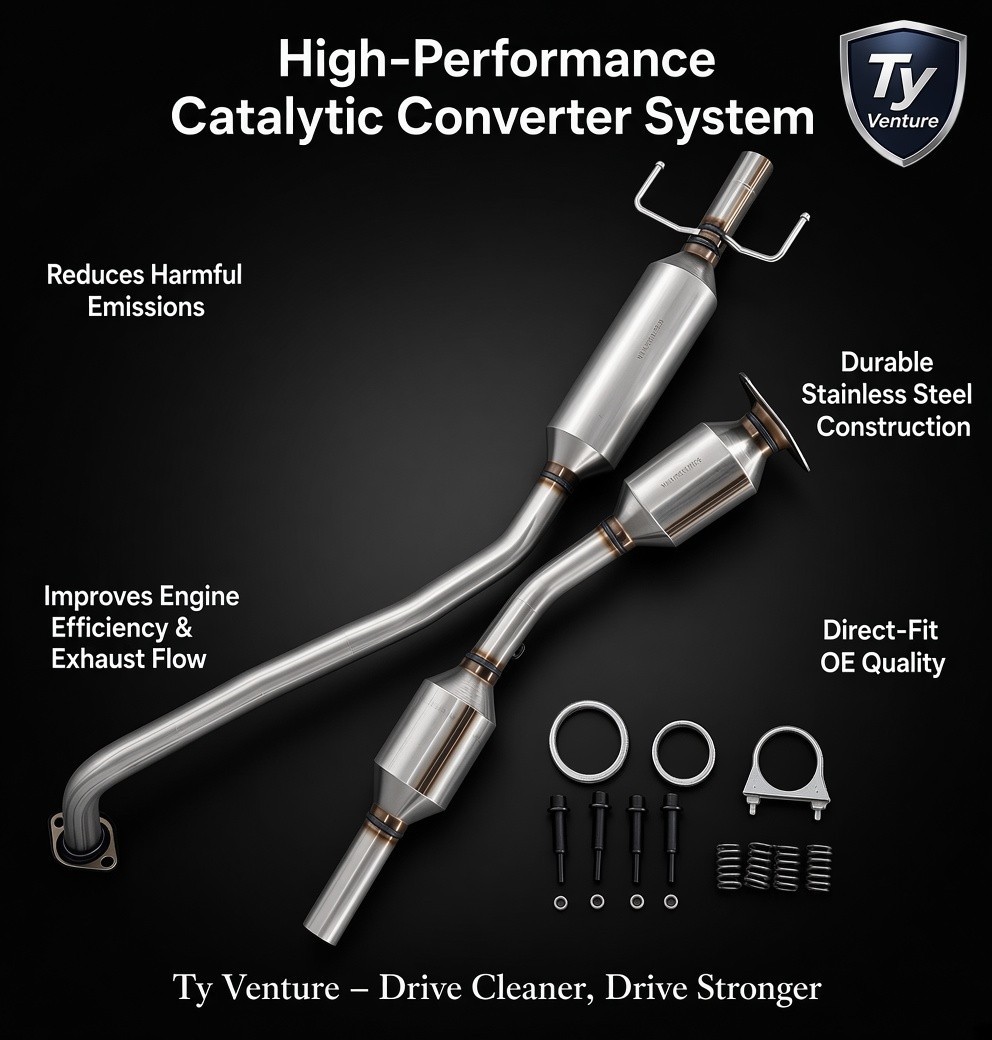 Catalytic Converter Compatible with Toyota Corolla 2003-2008, Toyota Matrix 2003 Catalytic Converter Compatible with Toyota Corolla 2003-2008, Toyota Matrix 2003