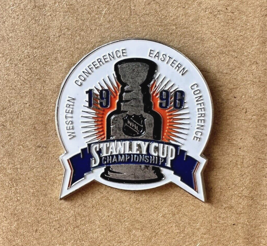 Vintage NHL Stanley Cup Pin 1996 Lapel Collectors Merchandise Hockey w/ Backing