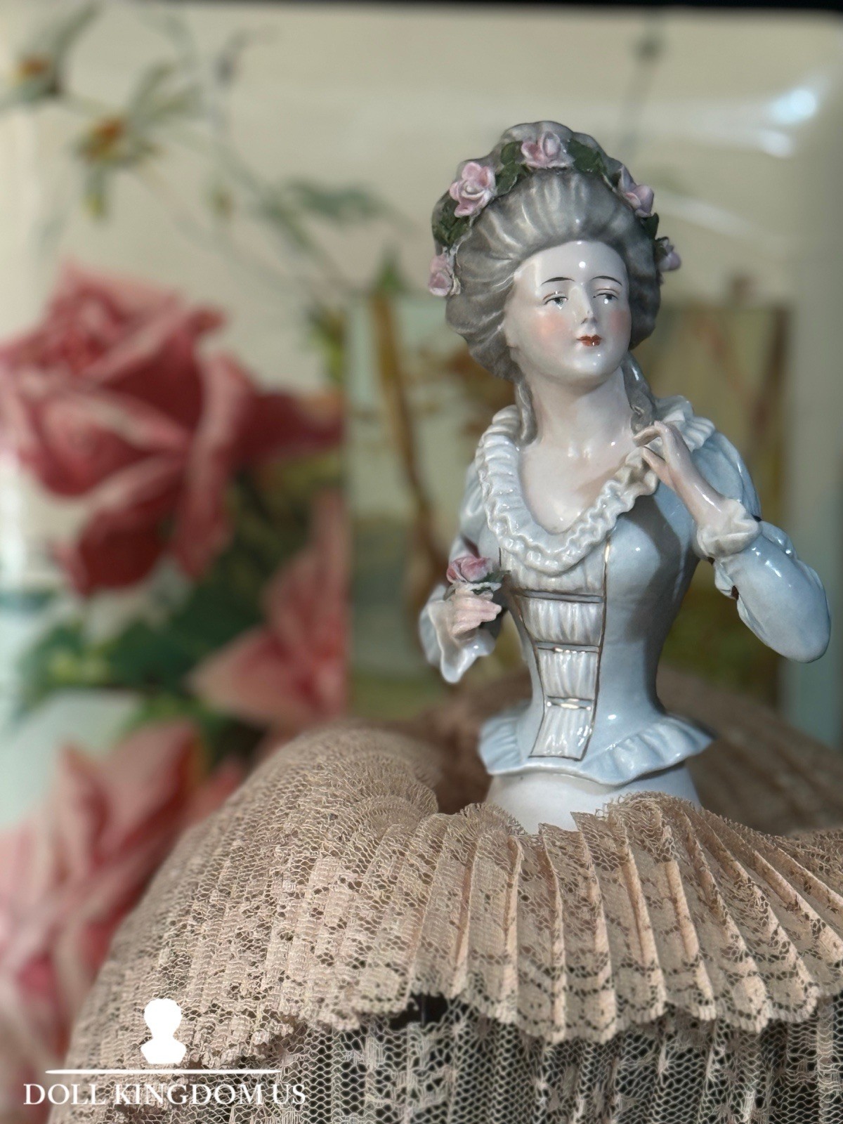 German Porcelain Half Doll \
