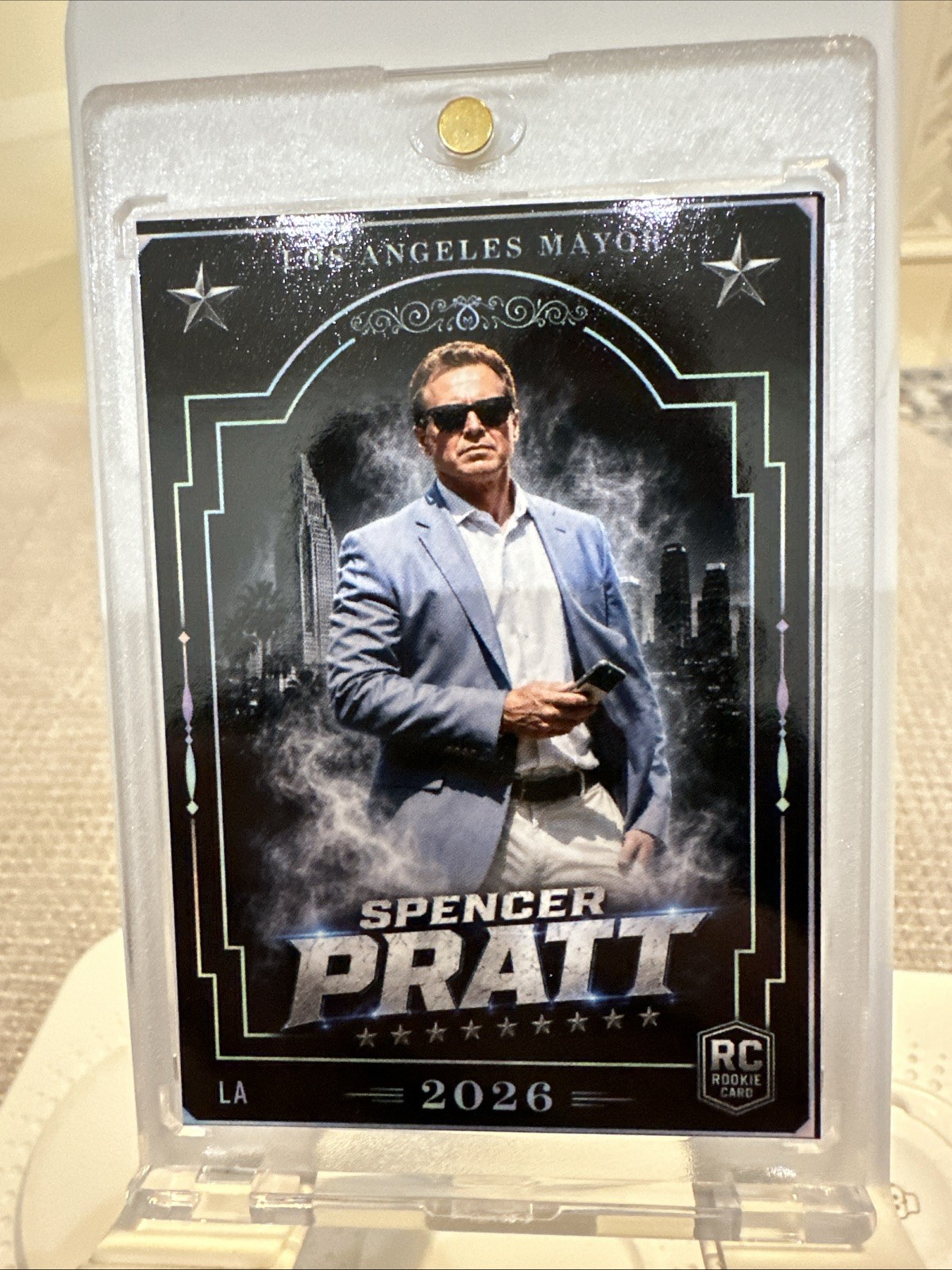 2026 Spencer Pratt Rookie Card - Los Angeles Mayor Race- Custom Artwork Card π 2026 Spencer Pratt Rookie Card - Los Angeles Mayor Race- Custom Artwork Card π