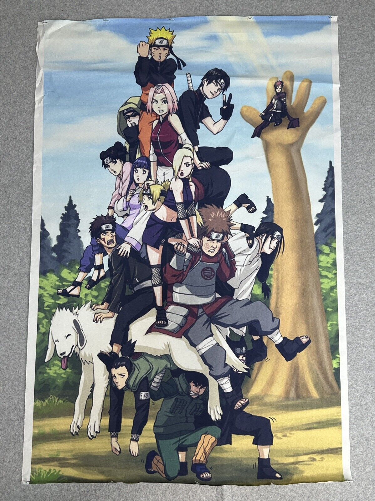 Naruto Shippuden Anime Wall Scroll Poster 35x23.5 Sakura Sasuke Hinata Gaara