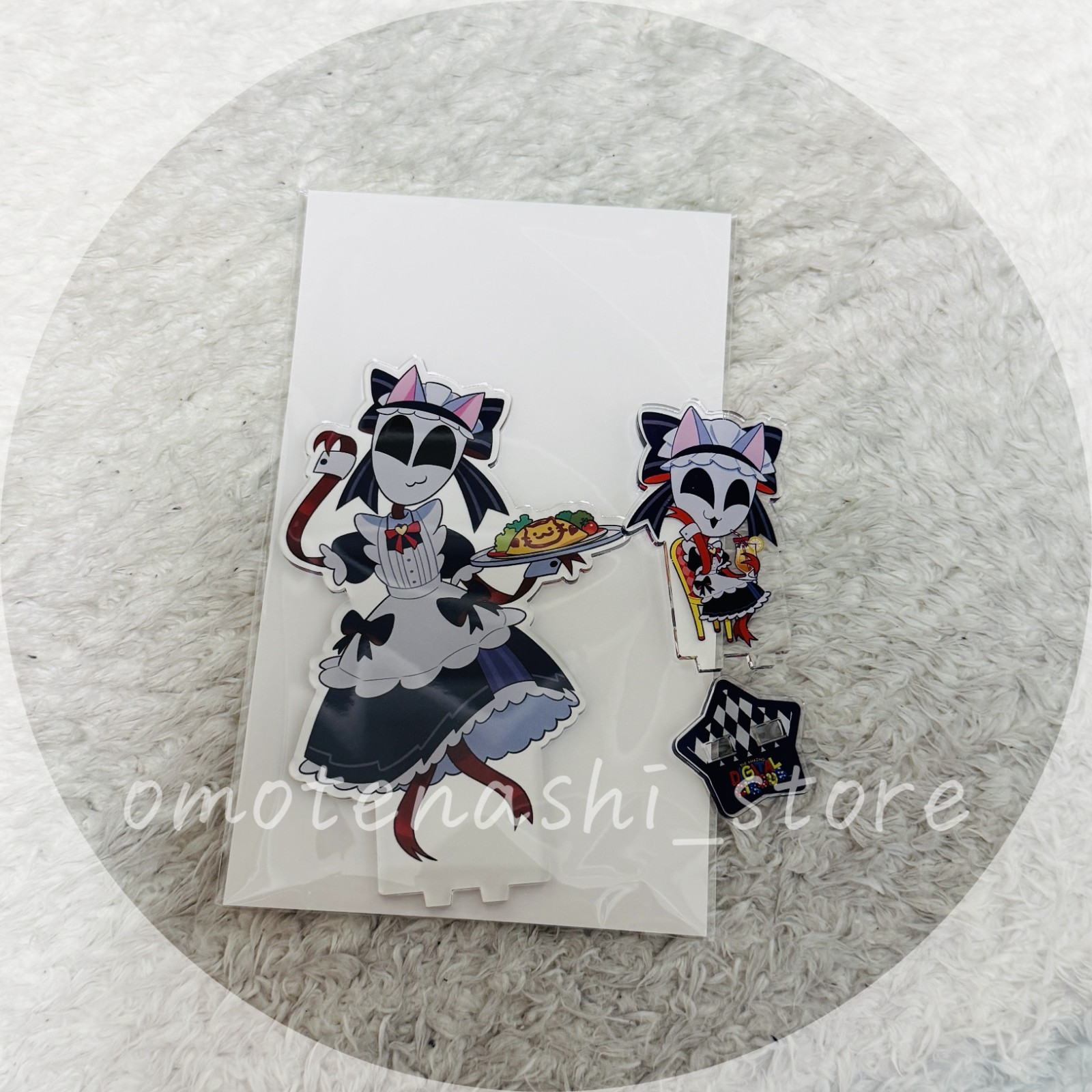 The Amazing Digital Circus POP UP Animate Cafe Acrylic Stand Set of 2 Gangle The Amazing Digital Circus POP UP Animate Cafe Acrylic Stand Set of 2 Gangle