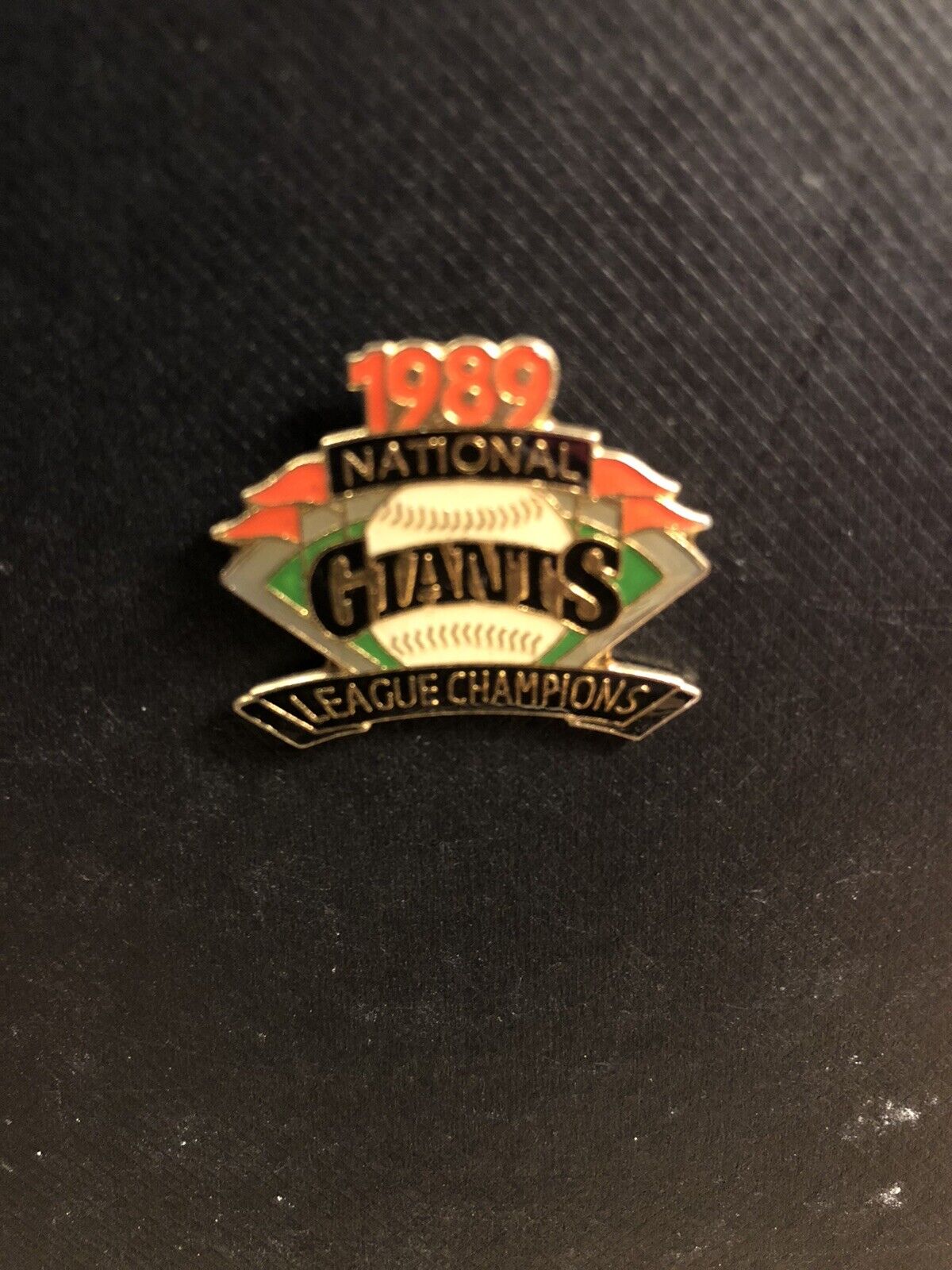 MLB BASEBALL SAN FRANCISCO GIANTS NATIONAL LEAGUE CHAMPIONS PIN 1989