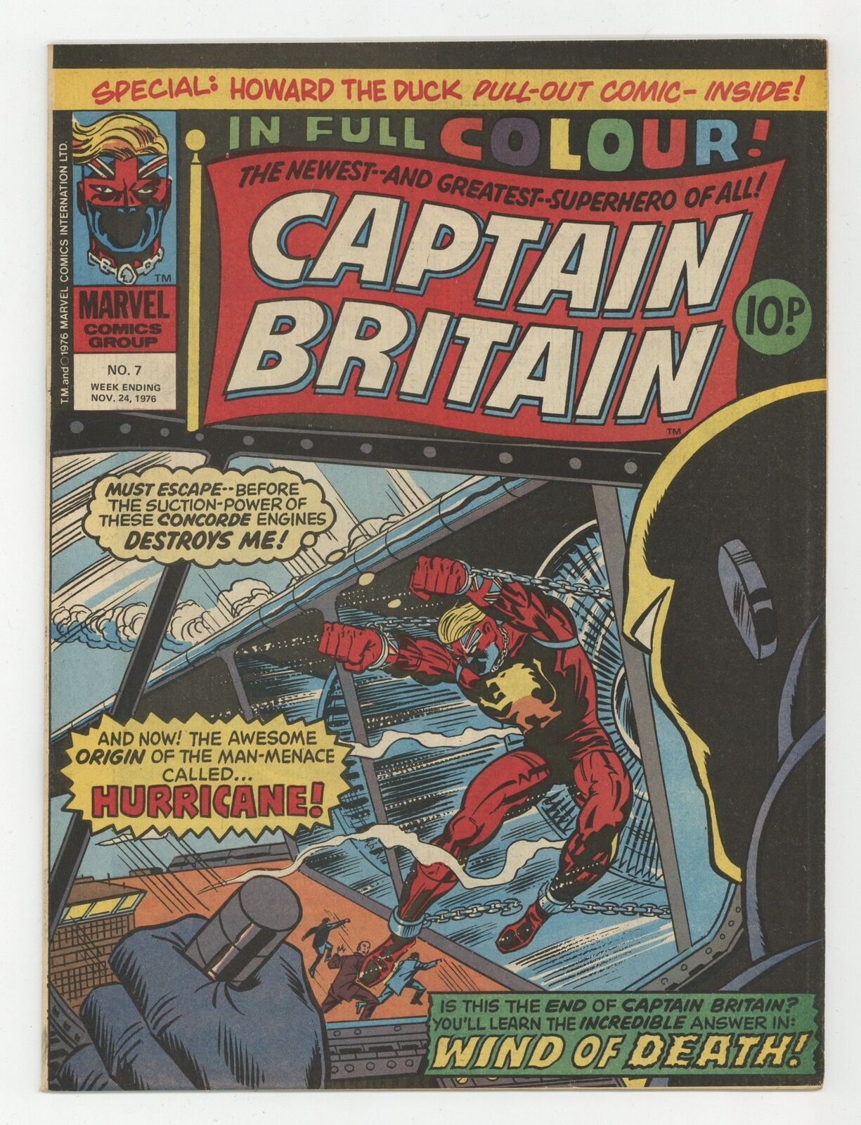 Captain Britain #7 FN 6.0 1976