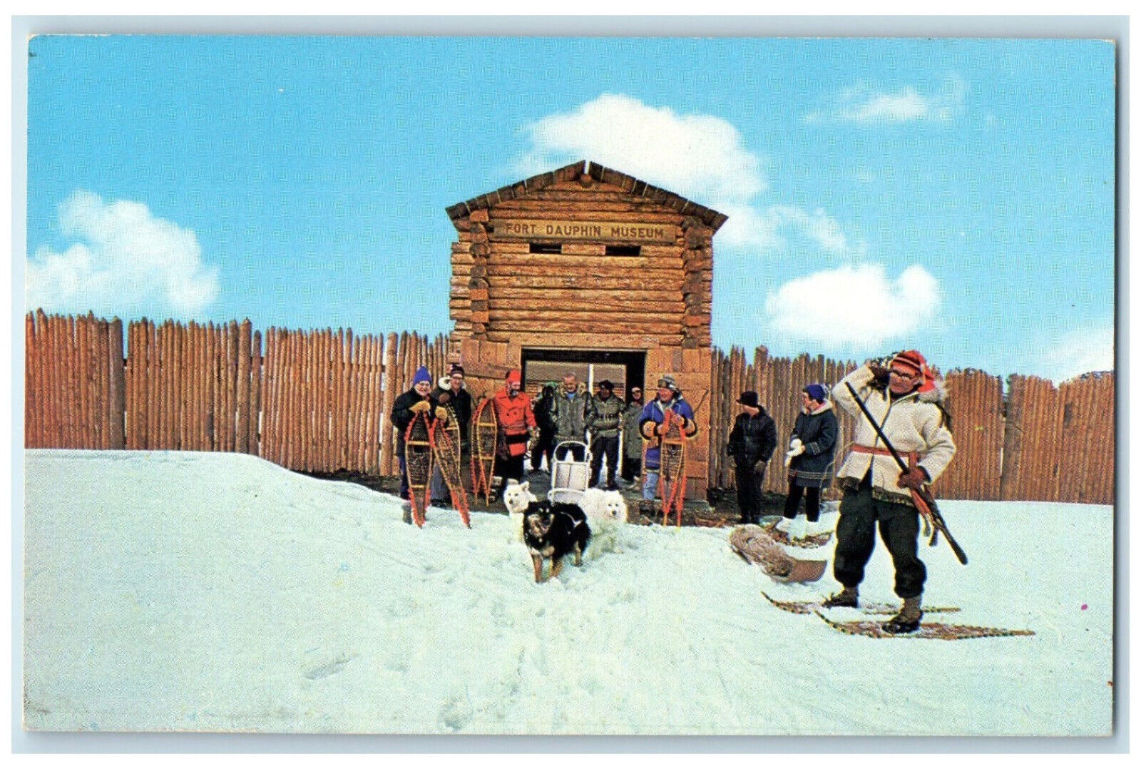 c1950's Fort Dauphin Museum Incorporated Dauphin Manitoba Canada Postcard