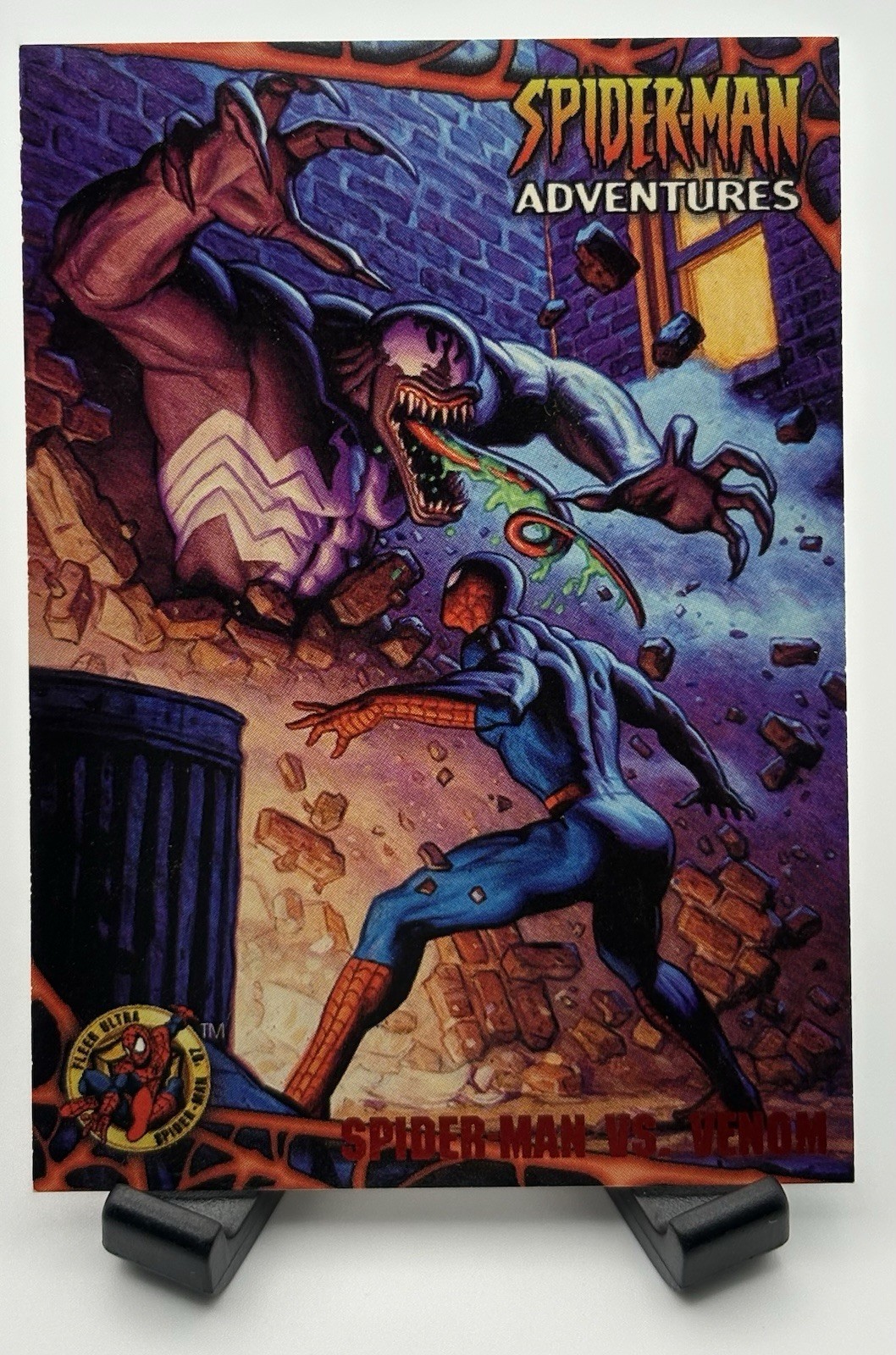 1997 Fleer Ultra Marvel Spider-Man Adventures RED #67 Spider-Man vs Venom 1997 Fleer Ultra Marvel Spider-Man Adventures RED #67 Spider-Man vs Venom